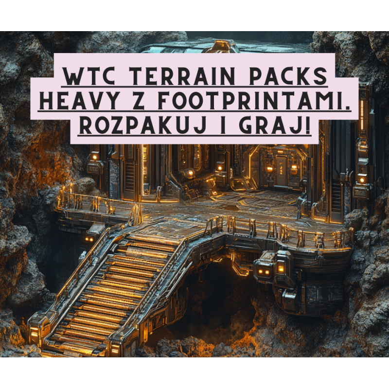 Stolem GrimDark WTC Terrain Pack Heavy 14 Elements with 10 Footprints