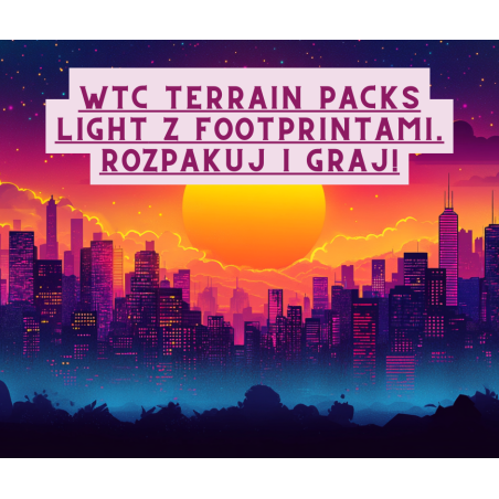 Stolem GrimDark WTC Terrain Pack Light 14 Elements with 10 Footprints