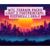 Stolem GrimDark WTC Terrain Pack Light 14 Elements with 10 Footprints