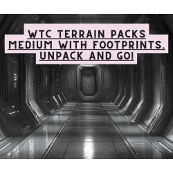 Stolem GrimDark WTC Terrain Pack Medium 14 Elements with 10 Footprints