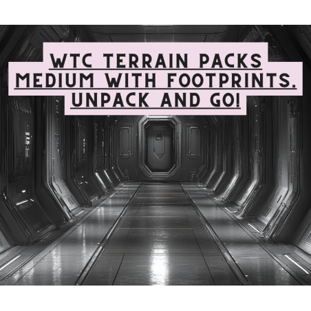 Stolem GrimDark WTC Terrain Pack Medium 14 Elements with 10 Footprints
