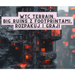 Stolem GrimDark WTC Terrain Big Ruins with Footprint