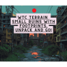 Stolem GrimDark WTC Terrain Small Ruins with Footprint