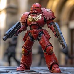 10 modeli w skali 32mm - rozmiar Space Marines, Chaos Space Marines