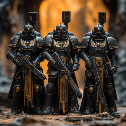 10 modeli w skali 32 mm - Guardsmen, Gaunts, Genestealers