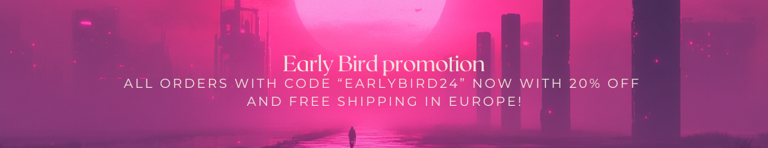 Free Shipping in Europe and discount code 20%